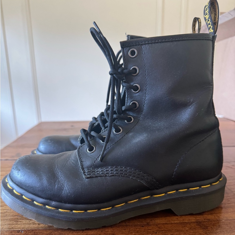 Dr. Martens Black Combat Boots Size 6 US